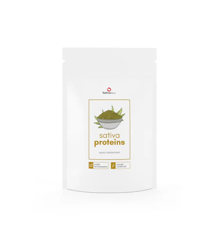 Sativa Life  Proteins białko z nasion konopi 250g