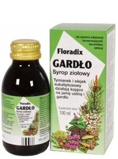 FLORADIX Gardło syrop ziołowy 100ml