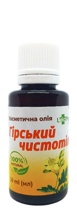 LEKOPRO Olejek kosmetyczny Glistnik górski 30ml (Ukraina)