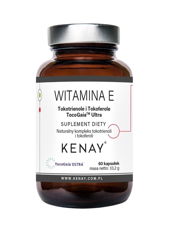 Kenay witamina E Tokotrienole i Tokoferole 60 kaps