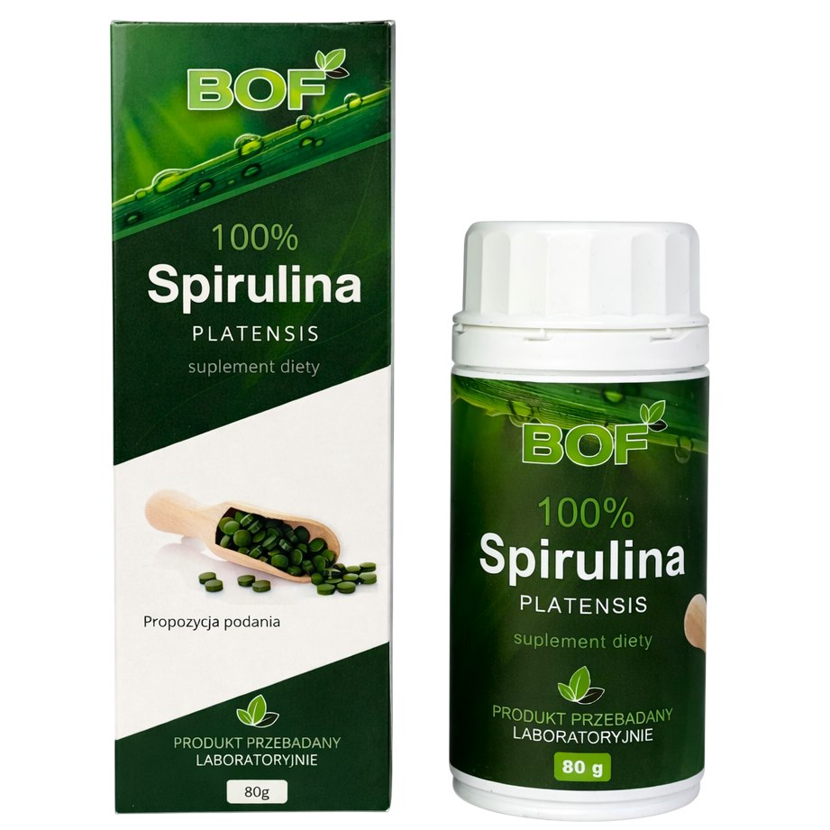 Bio spirulina Bio FOODS kaps- 80g