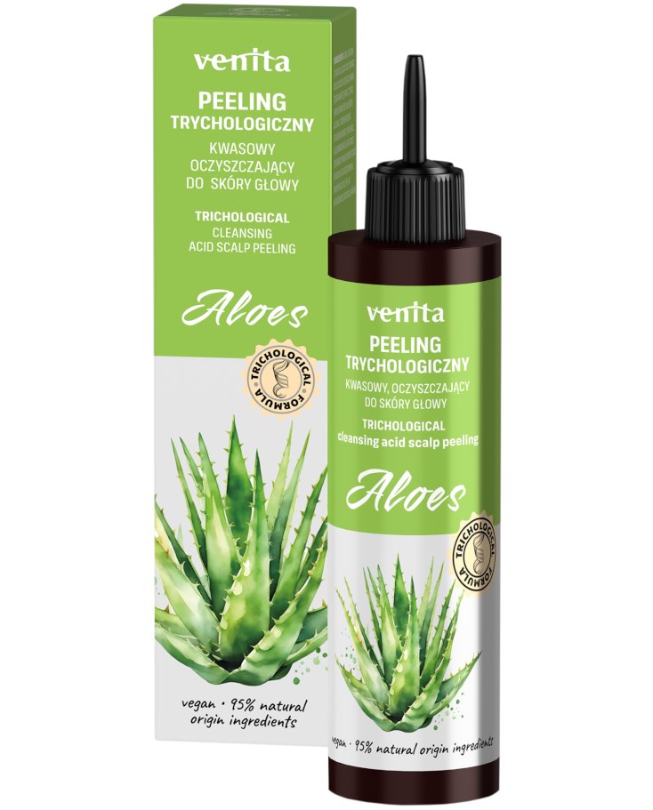 Venita Trychologiczny Peeling Aloes do skory glowy 100ml