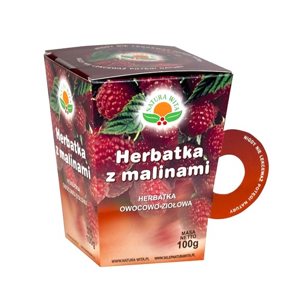 NaturaWita Herbatka z Malinami 100g