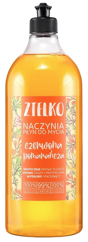 Zielko Plyn do naczyn Czerwona Pomarancza 1000ml