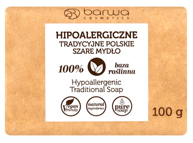 Barwa- Szare Mydlo kostka-100g