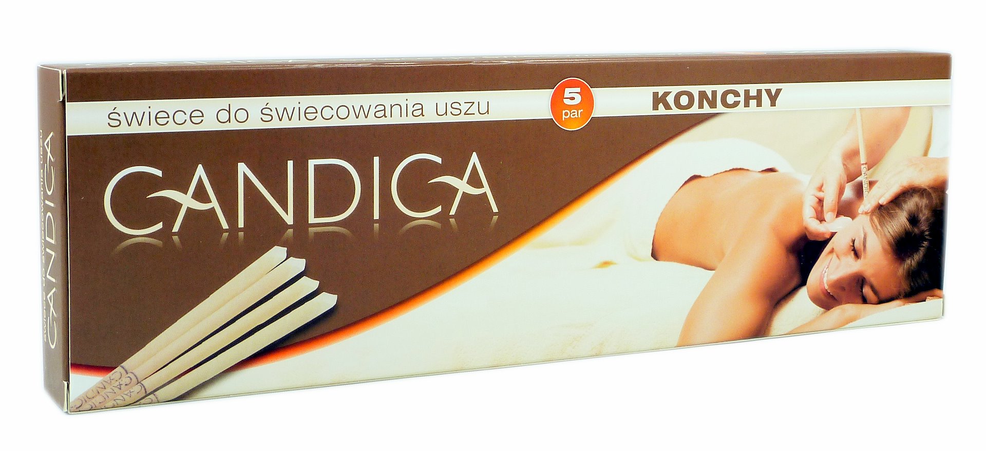 Aura Herbals Swiece do uszu Konchy Candica 5 par