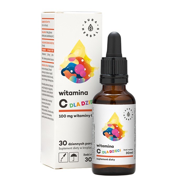 Aura Herbals Witamina C dla dzieci krople