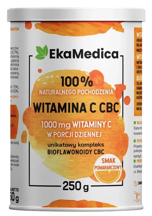 Ekamedica Witamina C CBC 250g + GRATIS CZARNUSZKA
