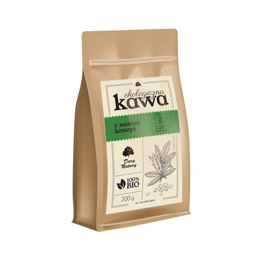 Dary Natury Kawa z nasion Konopi Bio 200g