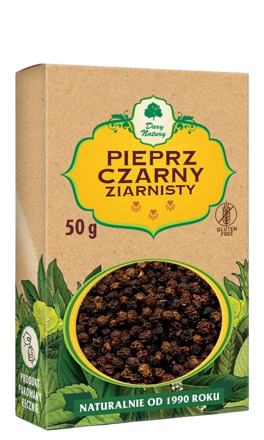 Dary Natury Pieprz Czarny ziarno 50g