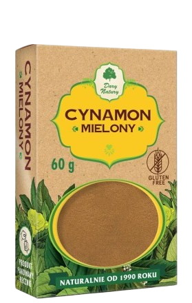 Dary Natury Cynamon Mielony 60g bez glutenu
