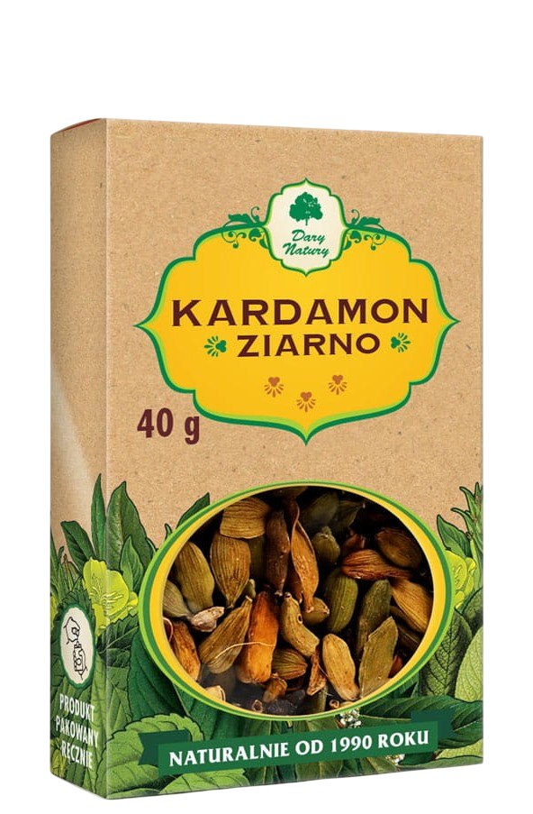 Dary Natury Kardamon Ziarno 40g Bez Glutenu