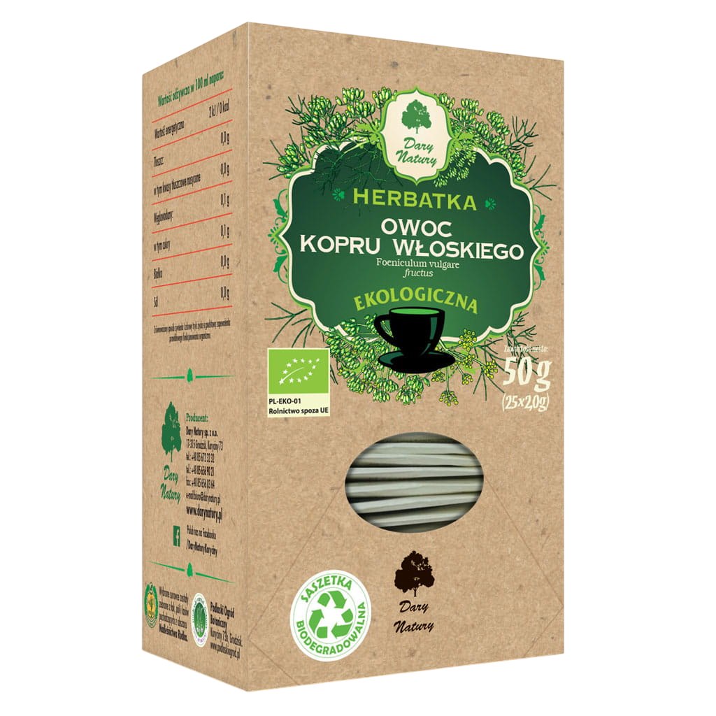 Dary natury koper wloski owoc EKO 25x2g