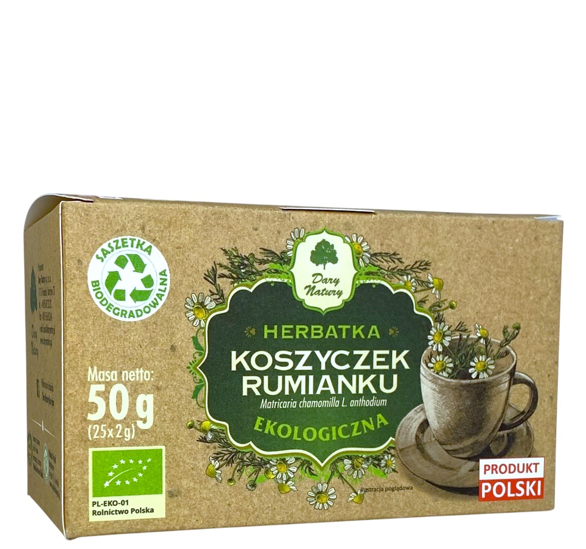 Dary natury rumianek koszyczek EKO 25x2g