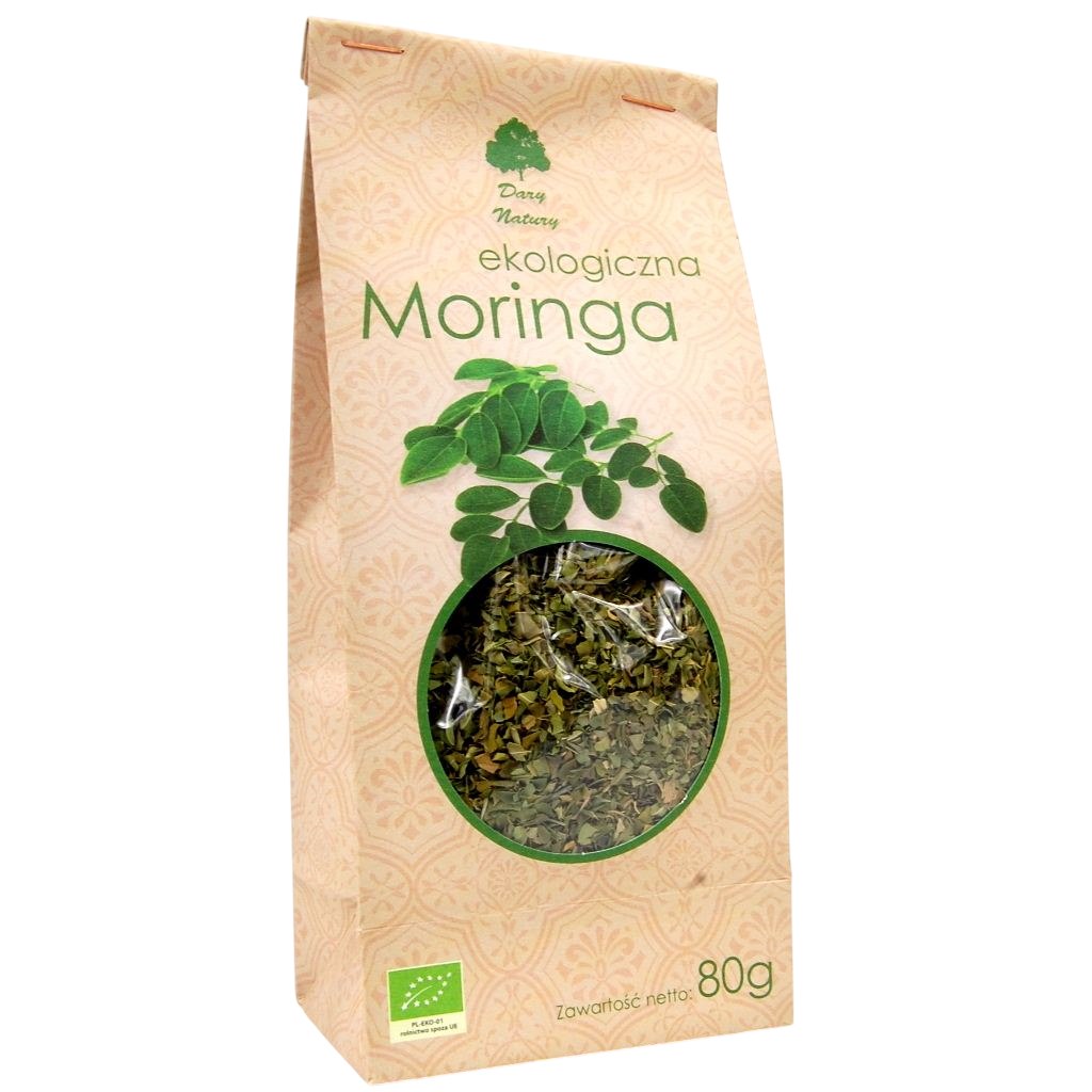 DARY NATURY Zioło Moringa liść EKO 80g DUZE