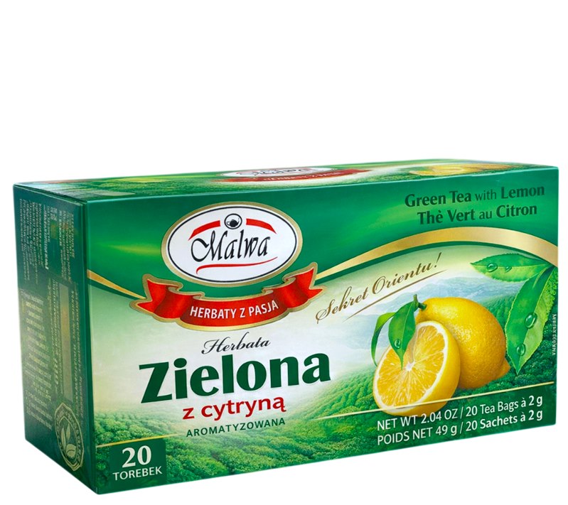 Malwa Zielona z cytryna 20 sasz