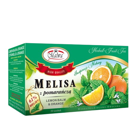 Malwa melisa z pomarńczą