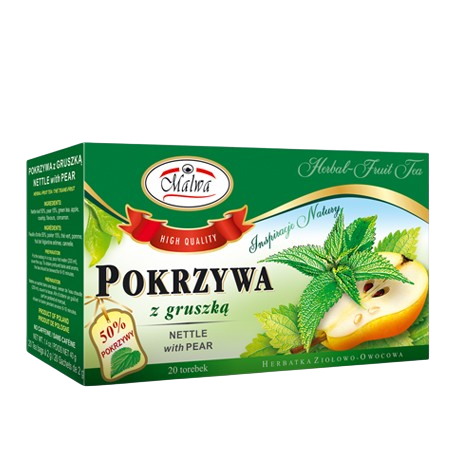 Malwa pokrzywa z grruszką
