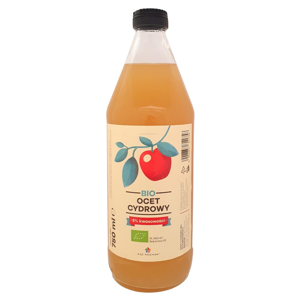 Piec Przemian Bio Ocet Cydrowy 5% 750ml