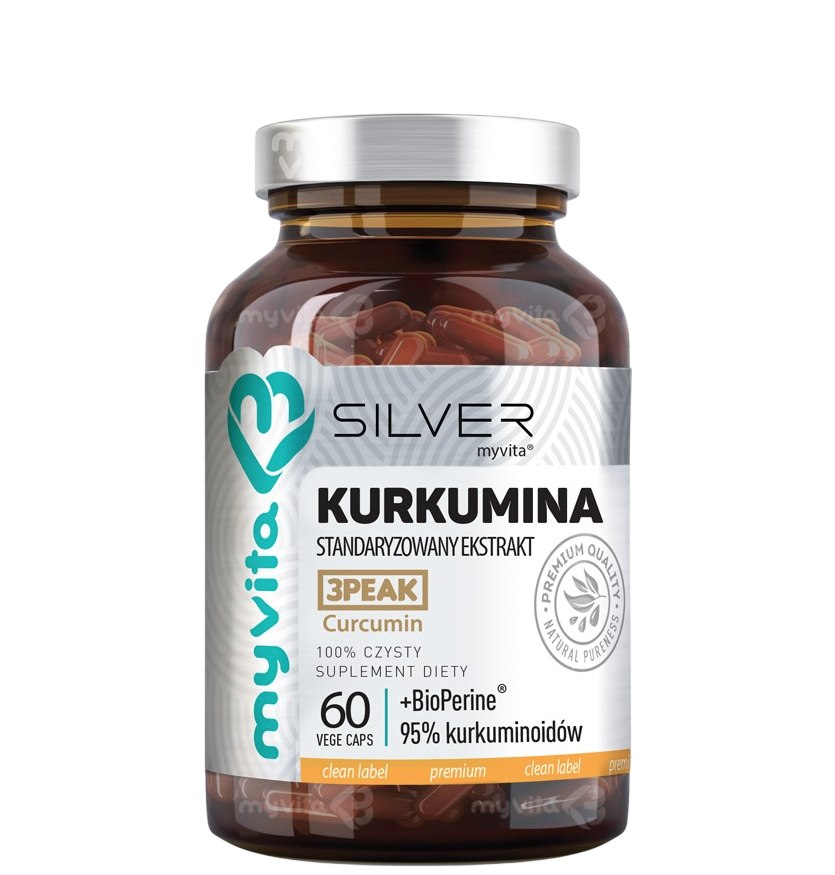 My vita Silver kurkumina +piperyna 60 kaps