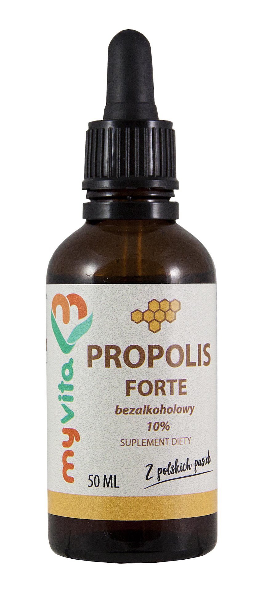 Myvita Propolis Forte bezalkoholowy 10% krople 50ml