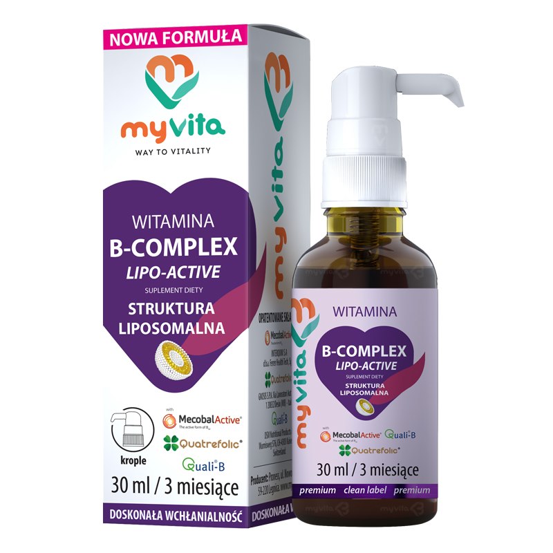 Myvita wit b complex lipo active krople 30 ml