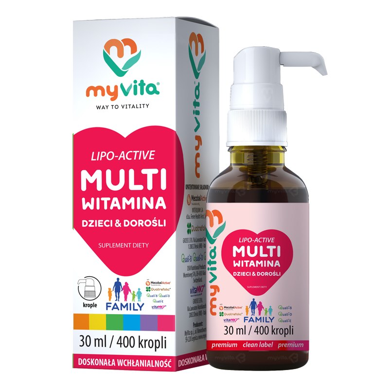 MyVita Multiwitamina Liposomalna Dzieci i Dorosli 30ml