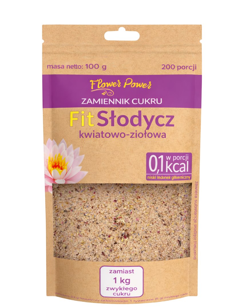 FIT Słodycz kwiatowo-ziołowy doypack 100g - 200 porcji