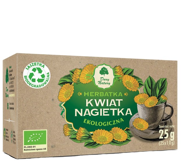 Dary Natury Kwiat Nagietka 25x1g