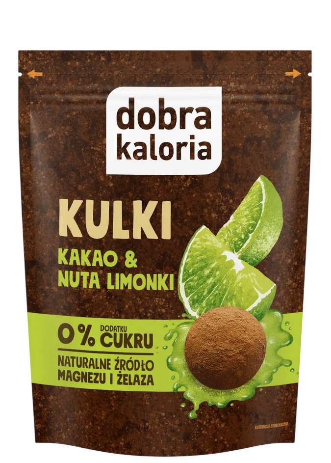 Dobra Kaloria Kulki Kakao & Nuta Limonki 65g