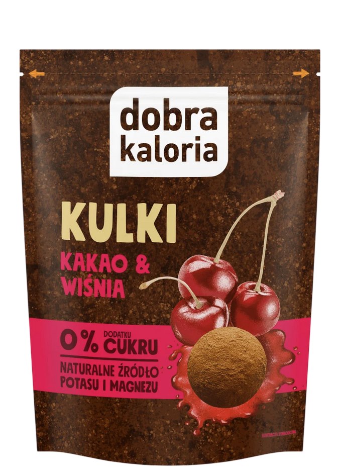 Dobra Kaloria Kulki Kakao & Wisnia 65g
