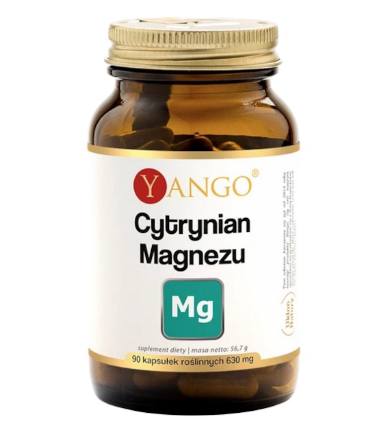 Yango - Cytrynian magnezu - 90 kaps