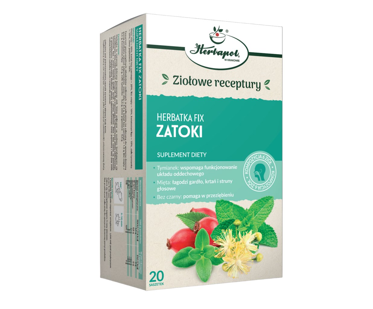 Herbapol Herbatka FIX Zatoki- 20 sasz