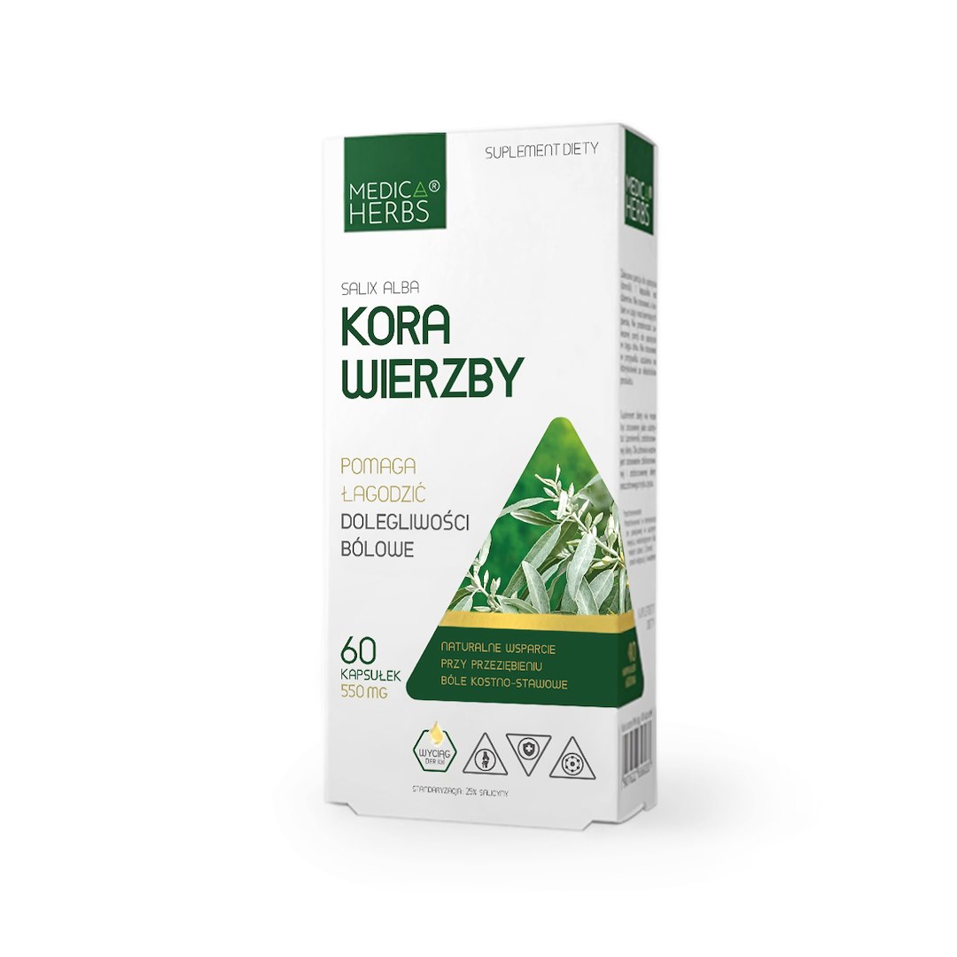 Medica Herbs Kora Wierzby 60 kaps