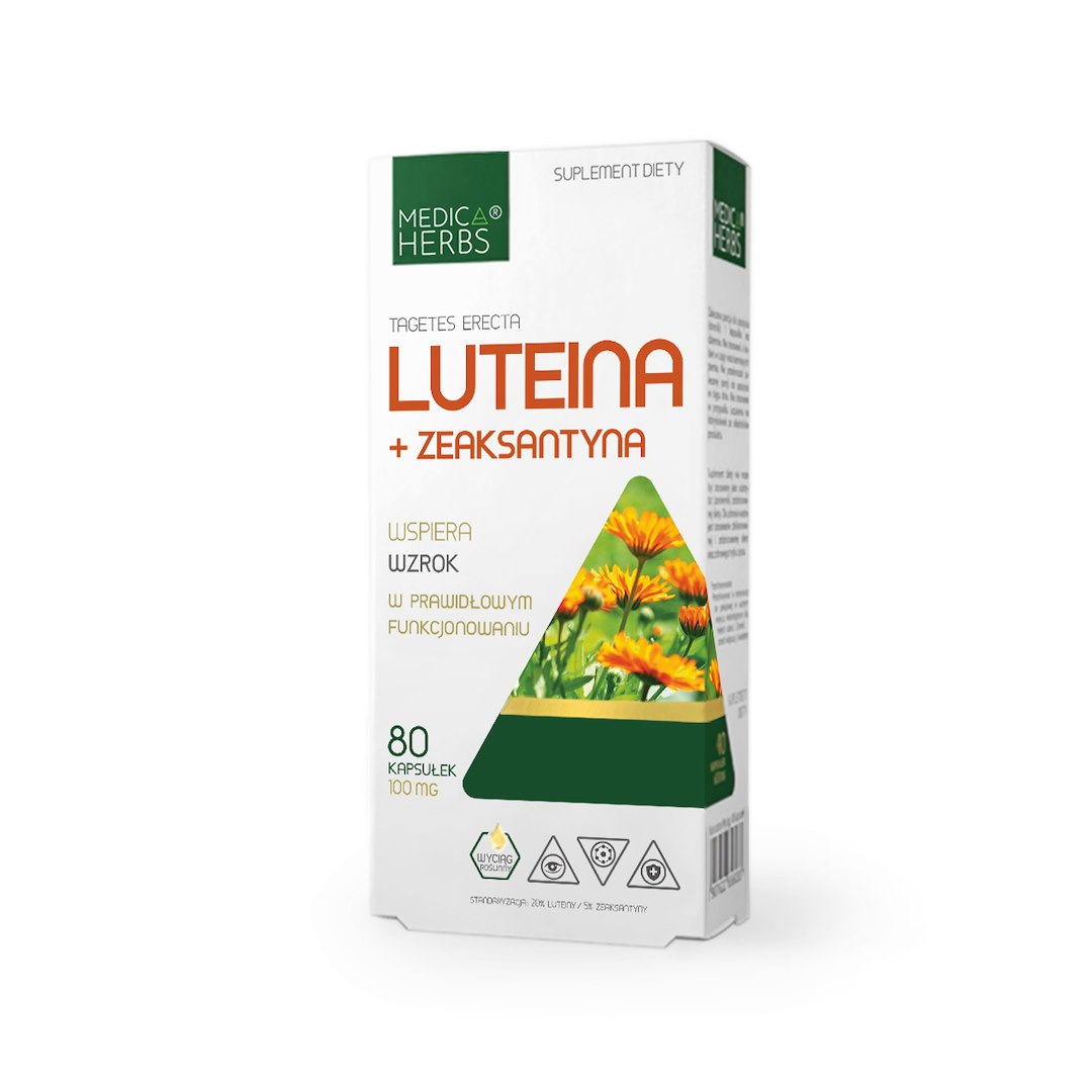 Medica Herbs Luteina zeaksantyna 80 kaps