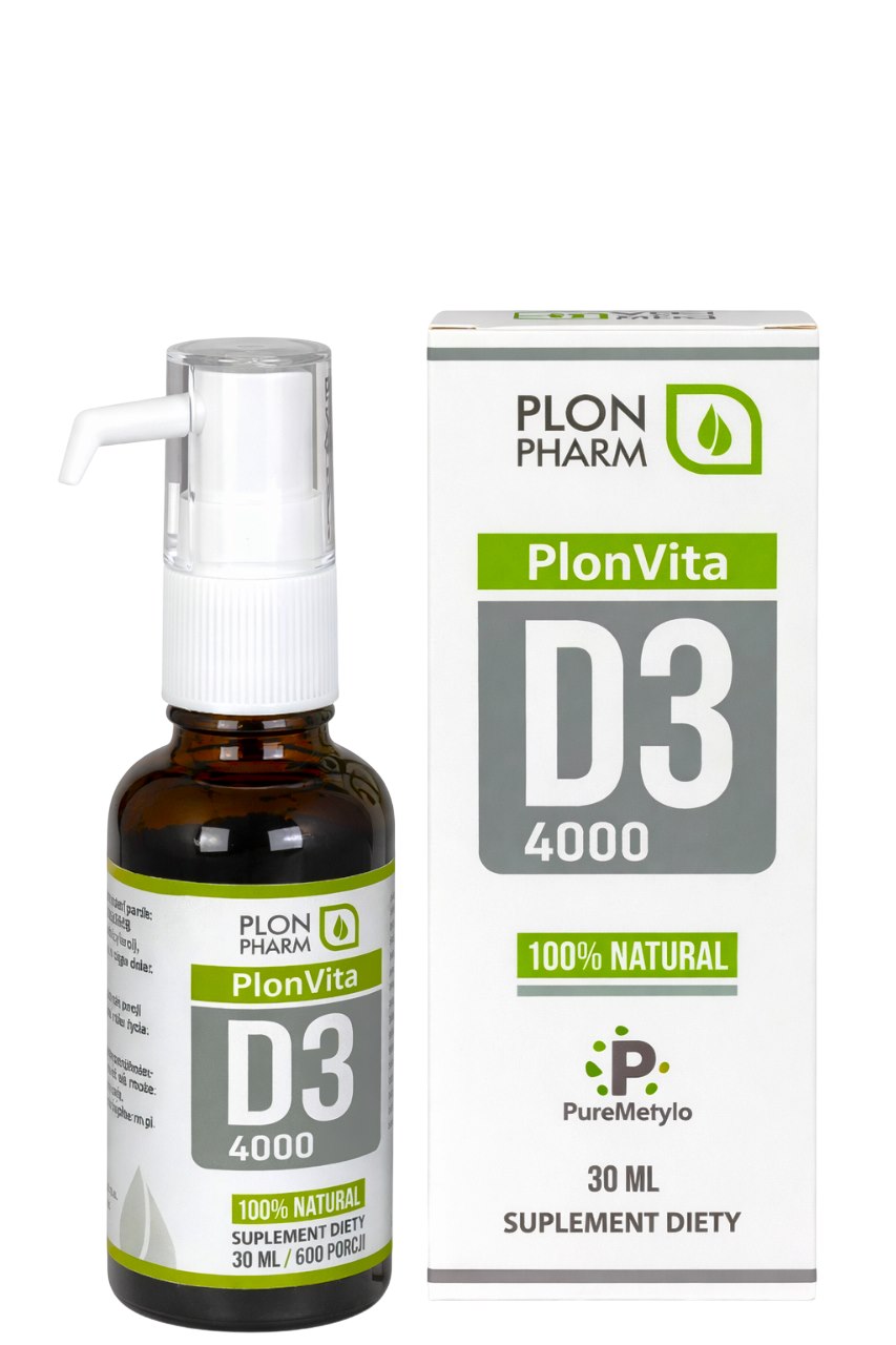 Plon pharm D3 4000 Quali-D 600 porcji 30ml