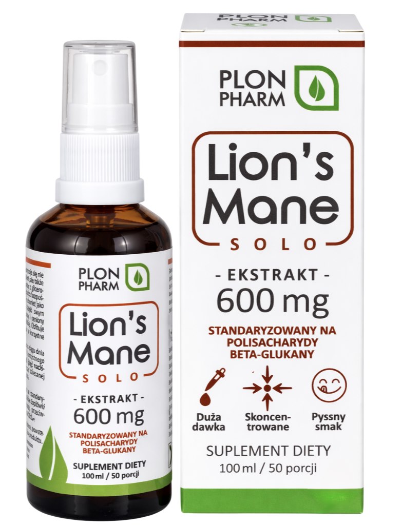 Plon Pharm Lions Mane 600mg 100ml