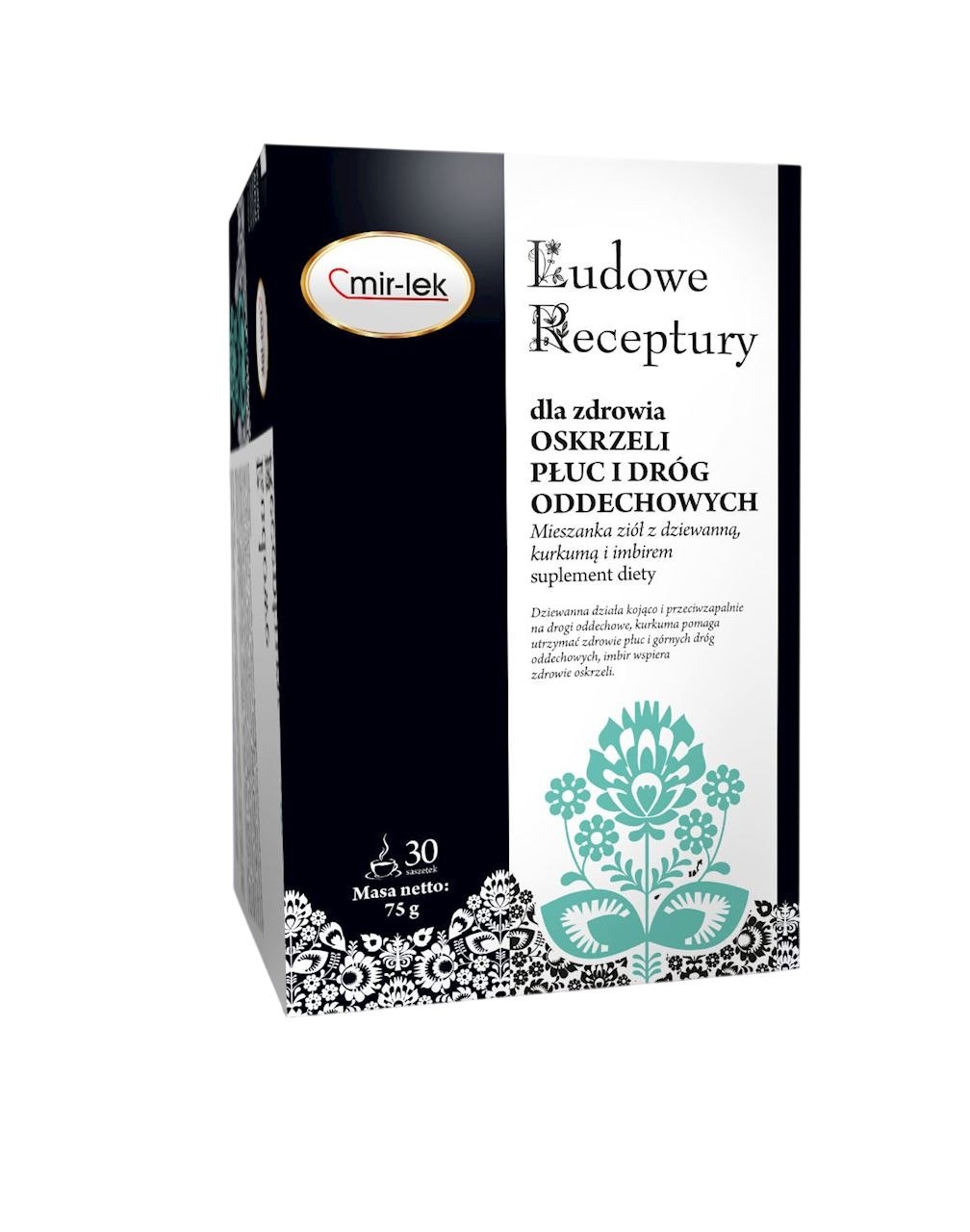 Mir Lek Ludowe Receptury Oskrzela,Pluca, Drogi oddechowe 30 sasz