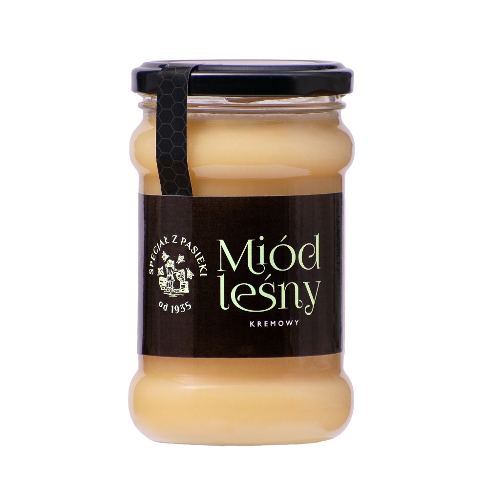 Specjal z pasieki Miod Lesny-kremowy-380g