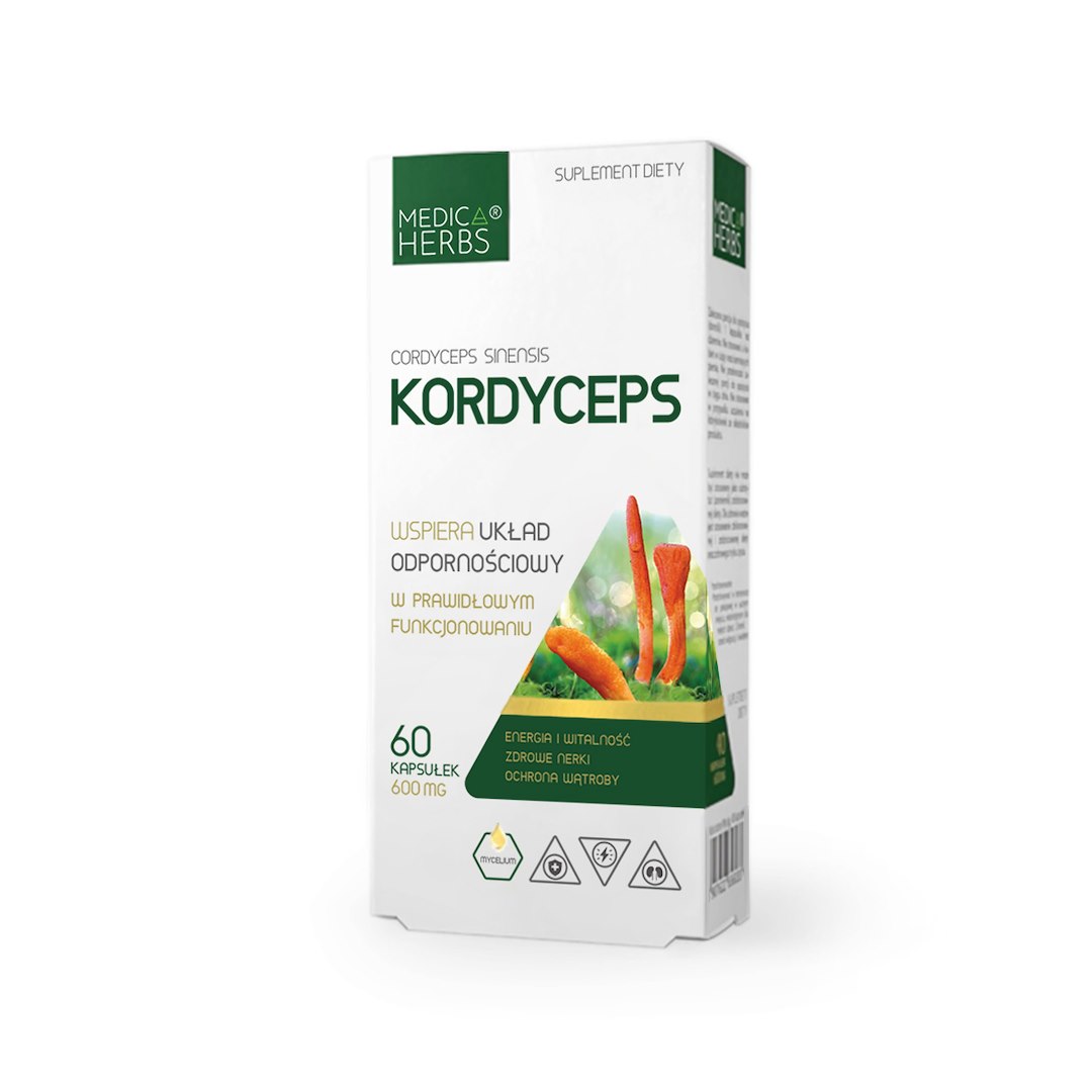 Medica herbs Kordyceps 600 mg 60 kaps