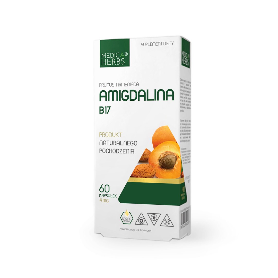 Medica Herbs Amigdalina B17 4mg - 60 kaps