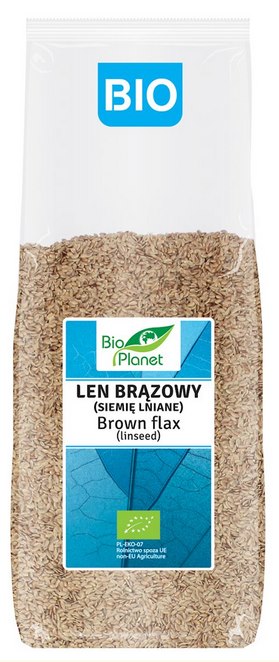 Bio Planet Len Brązowy 1kg