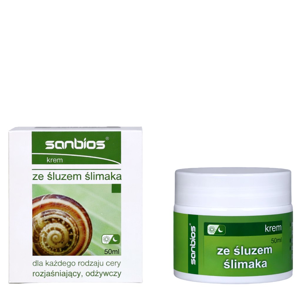 Sanbios Krem ze sluzem slimaka- 50ml