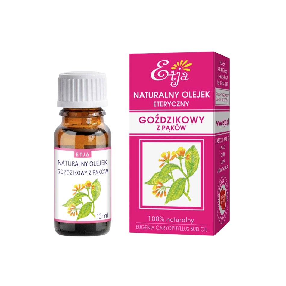 ETJA Olejek eteryczny naturalny - Goździkowy 10ml