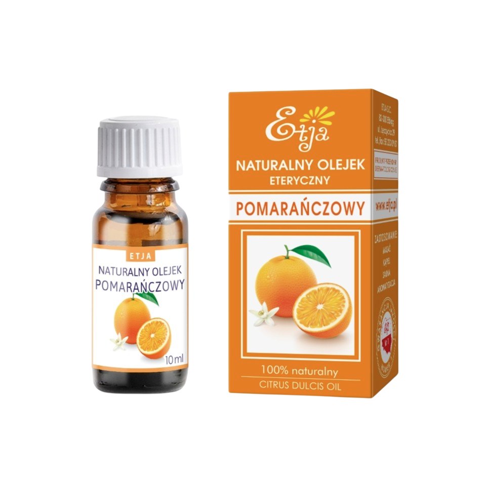 ETJA Olejek eteryczny naturalny - Pomarańczowy 10ml