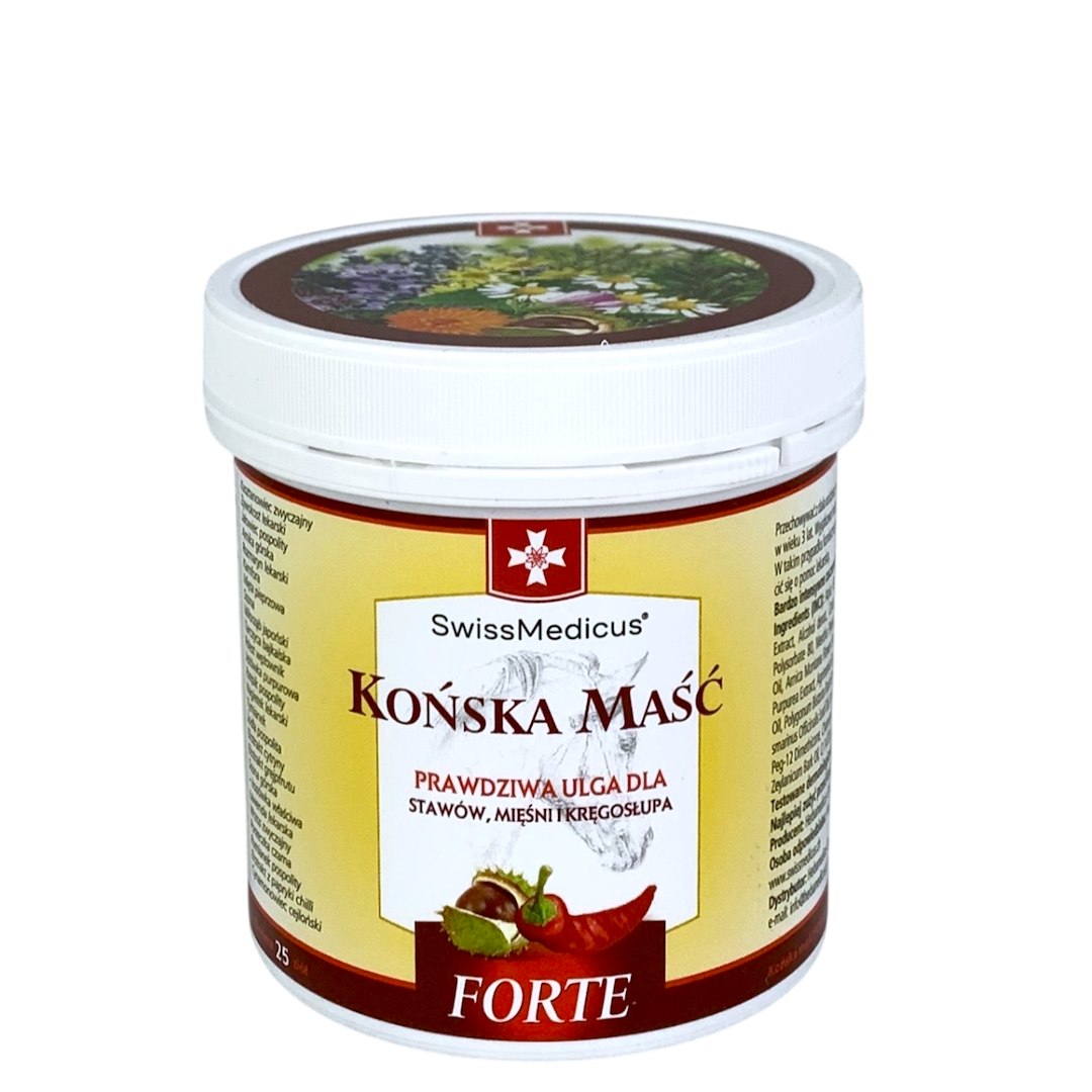 SWISSMEDICUS Końska maść rozgrzewajaca FORTE 250ML