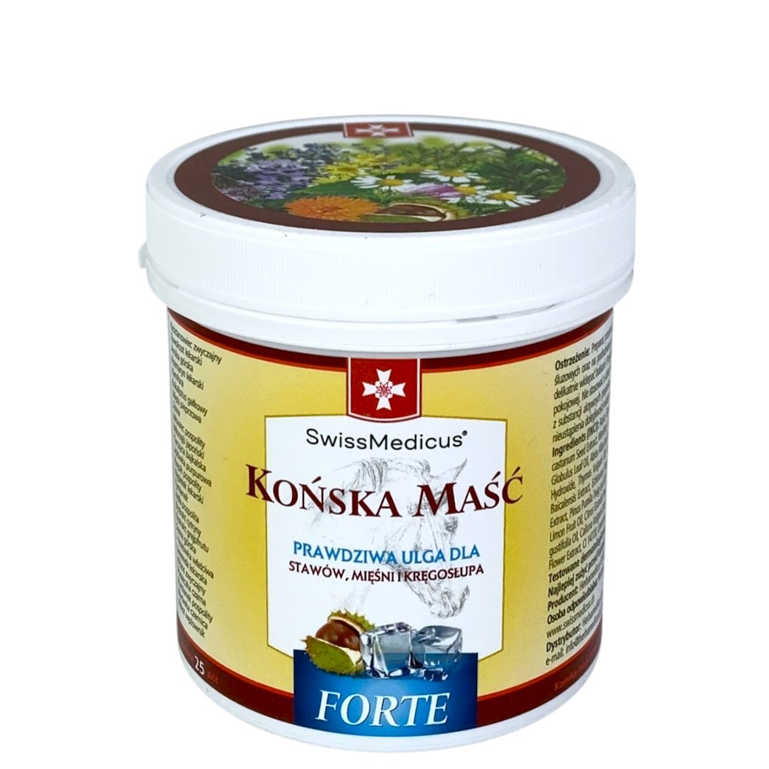 SwissMedicus Końska Maść FORTE-Chłodząca- 250ml