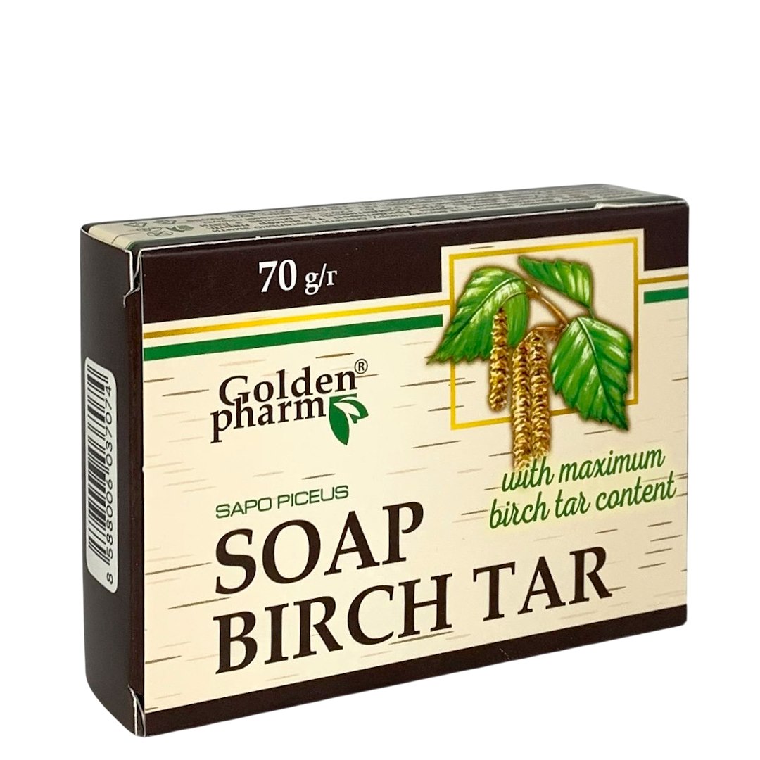 Golden Pharm Mydlo Dziegciowe w kostce 70g