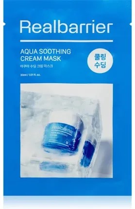 Real Barier Maseczka koreańska w płachcie Aqua Soothing Cream- 30ml