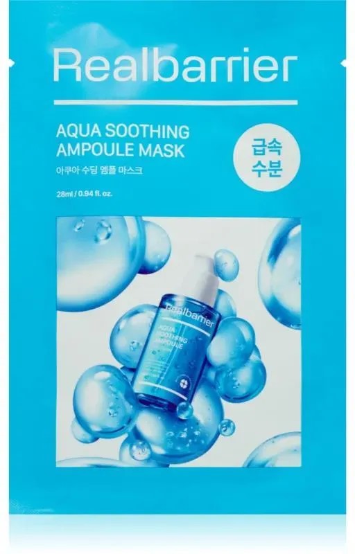 Real Barier Maseczka koreańska w płachcie Aqua  Soothing Ampoule- 28ml